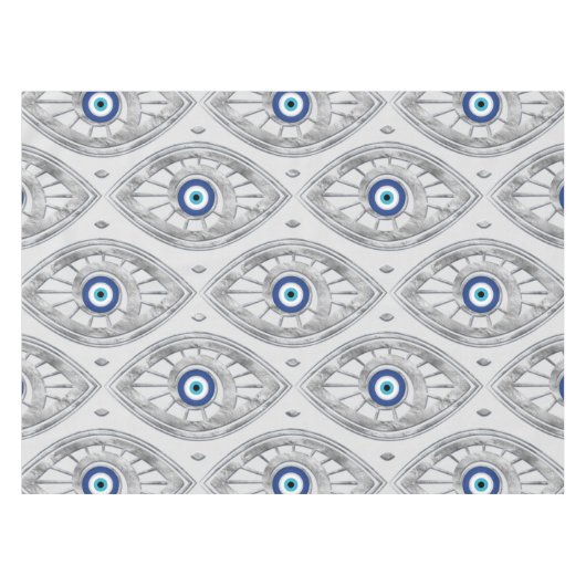 Grieks Mati Mataki - Matiasma Evil Eye Pattern #3 Tafelkleed (Voorkant (Horizontaal))
