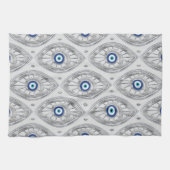 Grieks Mati Mataki - Matiasma Evil Eye Pattern #3 Theedoek (Horizontaal)