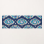 Grieks Mati Mataki - Matiasma Evil Eye Pattern #4 Yogamat (Achterkant (horizontaal))