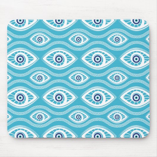Grieks Mati Mataki - Matiasma Evil Eye Pattern #6 Muismat (Voorkant)