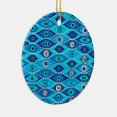 Grieks Mati Mataki - Matiasma Evil Eye Pattern Keramisch Ornament (Rechts)