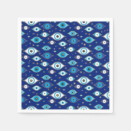 Grieks Mati Mataki - Matiasma - Oogbescherming Servet (Voorkant)