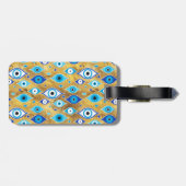 Grieks Mati Mataki - Matiasma Oogpatroon Bagagelabel (Achterkant horizontaal)