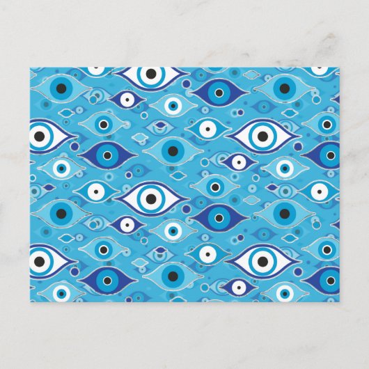 Grieks Mati Mataki - Matiasma Oogpatroon Briefkaart (Voorkant)