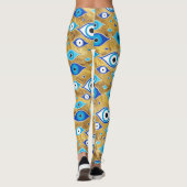 Grieks Mati Mataki - Matiasma Oogpatroon Leggings (Achterkant)