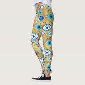 Grieks Mati Mataki - Matiasma Oogpatroon Leggings (Links)