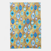 Grieks Mati Mataki - Matiasma Oogpatroon Theedoek (Verticaal)