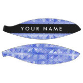 Grieks Meander Key Blue, Jouw naam, Personaliseren Basketbal (Panelen)