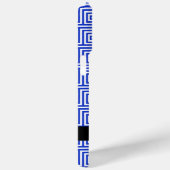 Grieks Meander Key Blue, Jouw naam, Personaliseren Case-Mate iPhone Case (Achterkant / Rechts)