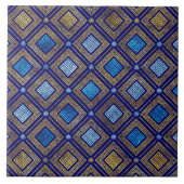 Grieks Meander Key Patroon Tegeltje (Voorkant)