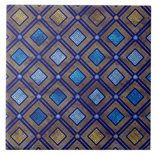 Grieks Meander Key Patroon Tegeltje