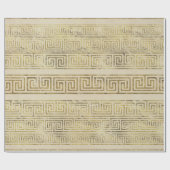Grieks Meander Patroon - Grieks Kernornament Cadeaupapier (Vlak)