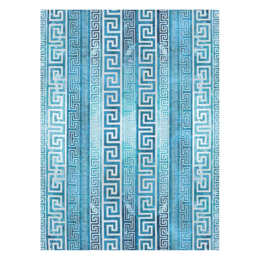 Grieks Meander Patroon - Grieks Kernornament Tafelkleed (Voorkant)