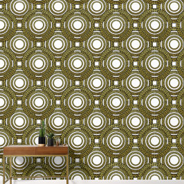 Grieks meanderpatroon behang