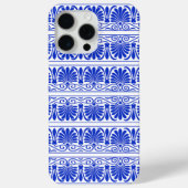 Grieks Mediterraan Arabesk patroon blauw Case-Mate iPhone Case (Achterkant)