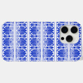 Grieks Mediterraan Arabesk patroon blauw Case-Mate iPhone Case (Achterkant (horizontaal))
