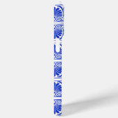 Grieks Mediterraan Arabesk patroon blauw Case-Mate iPhone Case (Achterkant / Rechts)