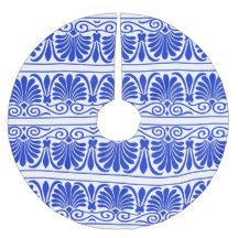 Grieks Mediterraan Arabesk patroon blauw