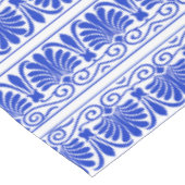 Grieks Mediterraan Arabesk patroon blauw Tafelkleed (Gekanteld)