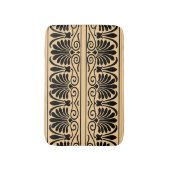 Grieks Mediterraan Arabesk patroon bruin Badmat (Voorkant Verticaal)