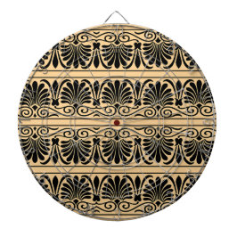 Grieks Mediterraan Arabesk patroon bruin Dartbord