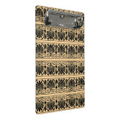 Grieks Mediterraan Arabesk patroon bruin Mini Klembord (Schuin)