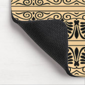 Grieks Mediterraan Arabesk patroon bruin Muismat (Hoek)