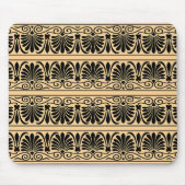 Grieks Mediterraan Arabesk patroon bruin Muismat (Voorkant)