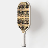 Grieks Mediterraan Arabesk patroon bruin Pickleball Paddle (Links)