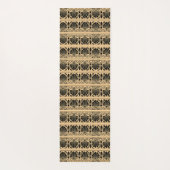 Grieks Mediterraan Arabesk patroon bruin Yogamat (Achterkant)