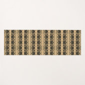 Grieks Mediterraan Arabesk patroon bruin Yogamat (Voorkant (horizontaal))