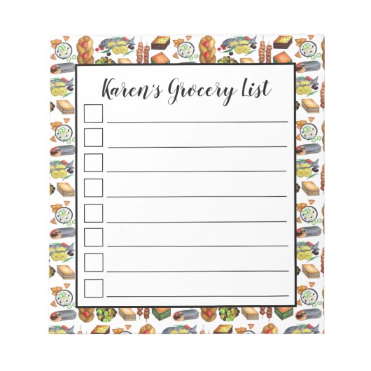 Grieks mediterraan voedselrestaurant Griekse diner Notitieblok (Voorkant)