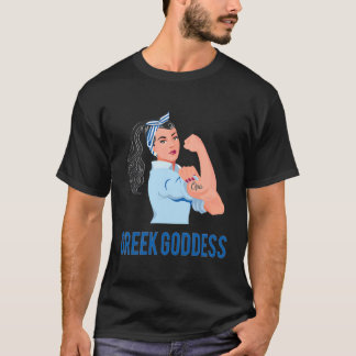 Grieks Meisje Griekse Godin Sterke Vrouwen Opa Gri T-shirt