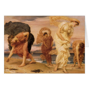 Grieks meisje haalt keibellen op door Lord Leighto