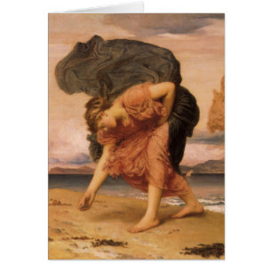 Grieks meisje haalt keibellen op door Lord Leighto