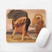 Grieks meisje haalt keibellen op door Lord Leighto Muismat (Met muis)