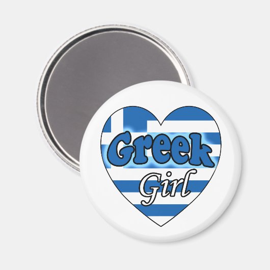 Grieks meisje Magneet (Voorkant / Achterkant)