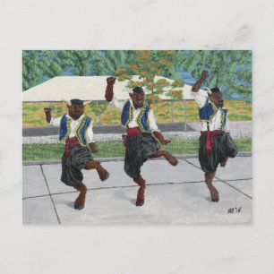 Grieks Minotaurs Dancing Fantasy Art Briefkaart