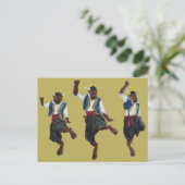 Grieks Minotaurus Dance Celebration Fantasy Briefk Briefkaart (Staand voorkant)