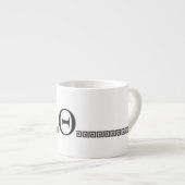 Grieks monogram espresso kop (Voorkant rechts)