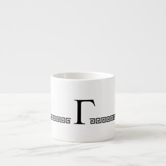 Grieks monogram espresso kop