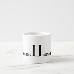 Grieks monogram espresso kop