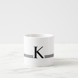 Grieks monogram espresso kop