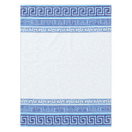 Grieks Mozaïek Tegel Ornament - Blauwe tinten Tafelkleed