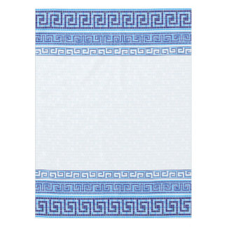 Grieks Mozaïek Tegel Ornament - Blauwe tinten Tafelkleed