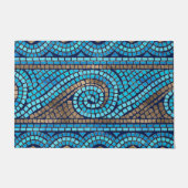 Grieks mozaïektegel deurmat (Voorkant)