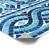 Grieks mozaïektegel poster (Hoek)