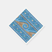 Grieks mozaïektegel servet (Hoek)