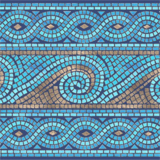Grieks mozaïektegel sticker (Voorkant)