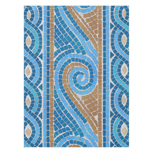 Grieks mozaïektegel tafelkleed (Voorkant)